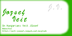 jozsef veit business card