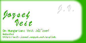 jozsef veit business card